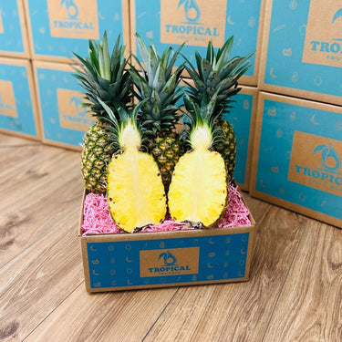Premium Tropical Golden Pineapple Box Produce Box Tropical Fruit Box